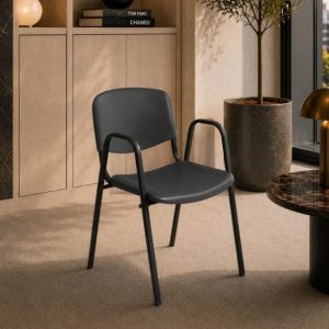 Silla Lisy Plástico Con Apoyabrazos